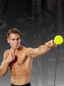 Hanging Boxing Speed Ball Fitness Training Equipment For Kids Physical Reaction & Adult Stress Relief Sports Workout - Lime Green - View 7