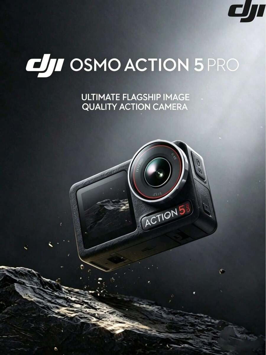 dji Osmo Action 5 Pro Ultra-Flagship 4K Action Camera For Outdoor Motorcycle Riding, Diving, Hiking, And Vlogging (Brand New, Activated Only) - View 1