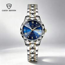 GAVEN DENTON Business Style Fashion Women's Watch IPX8 Waterproof Rating Luminous Date Display Stainless Steel Quartz Movement High Quality Watch Charming Watch Business Watch Gift Best Choice - Multicolor - View 3