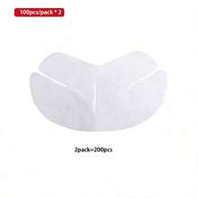 100pcs/Pack& 1 Set Disposable Neck Wrapping Film, Transparent Protective Cover, Salon Hair Dye Shield, Waterproof And Dustproof Neck Wrap For Beauty Salon Use - Multicolor - View 10