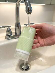 1 buah Botol Dispenser Perjalanan Portabel, Wadah Kosmetik Anti Bocor Multi-Lapisan, Botol Isi Ulang Ringan untuk Sampo, Losion, Sabun Mandi, Botol Penyimpanan Perjalanan Plastik Tahan Lama, Mudah Dibersihkan, Ideal untuk Perjalanan Bisnis, Berkemah & Penggunaan Luar Ruangan Sehari-hari - MultiWarna - View 7