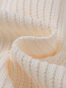 Autumn Girls' Fashion 3D Bow Cardigan, Sweet Minimalist Long Sleeve Top - Apricot - View 7