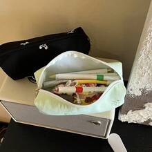 1pc Fashion Pencil Case, Ins Style Japanese High-End School Bag, Excellent Appearance, Portable Design, Compact But Large Capacity School Stationery Storage Bag, Back To School Gift, Back To School Season - Single Piece - View 5