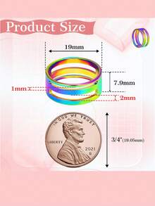 Jump Ring Opener Tool, Stainless Steel Split Connector Ring Opener And Closing Finger Tool For Jewelry Makers Craft Projects Supplies (Dazzling Color) - Multicolor - View 2