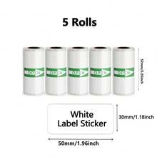 Portable Mini Thermal Adhesive Paper Ink-Free Self-Stick Sheets For Note-Taking, Office Work, Photography & Hand-Drawn Sketches, Available In White, Colored, Transparent & Laser Variants - View 18