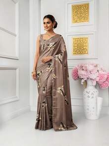 Traditional Saree, Cultural Wear For Women, Ju24 - Multicolor - View 1