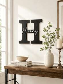 Customized Name Wall Decor, Detachable Initial Letter With Star Decoration, Colorful 3D Hand-Painted Name Plate, Decorative Personalized Gift - Multicolor - View 2