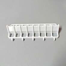 1pc Pliers Holder Tool Storage Rack, Diagonal Pliers/Screwdriver/Pliers Wall Mount Bracket Tool Tray, 2cm Storage Slot Can Hold 8 Tools, Fits 5mm Thick Oval Hole Board - Tool Storage Rack-1pc - View 9