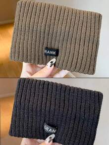 1PC/2PCS Solid Color Knitted Headband, Autumn/Winter Fashion Casual Warm & Cold-Proof Headband - Multicolor - View 11