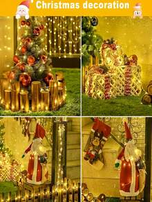 1PC Solar Fairy Light String -32M/22M/17M/12M/7M Outdoor String Light, DIY Copper Wire Material, Waterproof Garden Light, 8 Flashing Modes, Suitable For Gardens, Terraces, Trees, Weddings, Camping, Parties, Parties,Fences,Christmas,Holiday Decoration - Solar String Light - View 12