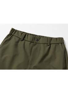 NBCT Women's Daily Commute Hiking Cargo Pants, 3D Segmented Seams, Side Zipper Pockets, Outdoor Climbing Casual Versatile Long Pants - Army Green - View 4