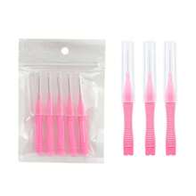 MyAoKuE-Up 5/10/20 Pcs Reusable Mini Eyebrow Brush (With Protective Cover), Multi-Functional Mascara Brush For Eyebrow Grooming, Makeup Brush, Suitable For Eyebrow Shaping, Separating Eyelashes, And Beauty Care, Suitable For Daily Use At Home And On The Go. - Multicolor - View 11