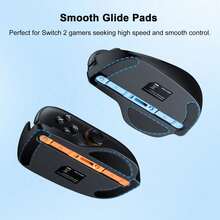 HONCAM Gaming Mouse Grip For Switch 2 Joycons, Switch2 Accessories For NS2 Controllers, Portable Mouse Grip For Joy Con, Black, 2 Packs - View 5