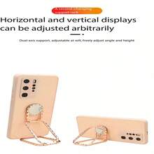 Portable Phone Ring Holder Foldable Aluminum Alloy Phone Stand Desktop Folding Finger Ring Adhesive Back Mount 360° Rotating Magic Lift For Live Streaming And Photography - Multicolor - View 3