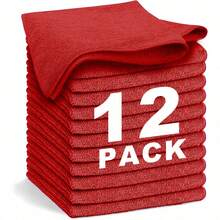Microfiber Washcloths Towel And Face Cloths Pack Of 24/4/8/12, 12" X 12" Highly Absorbent And Soft Face Towels Wash Cloths For Bathroom, Gym, Hotel And Spa, Fast Drying Multi-Purpose Cleaning Cloth - Multicolor - View 18