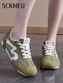 SCKMEU City Casual Mesh Hidden Wedge Women's Shoes, Multi-Season Versatile, Comfortable For All Foot Shapes - Green - View 11