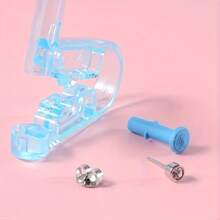 2/8/16pcs Disposable Ear Piercing Kit With Pre-Installed Earrings - Multicolor - View 2