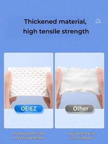 OEIEZ 600PCS Cotton Pads, Oversized Extra‑Thick 100% Cotton Makeup Remover Pads, Chemical‑Free Sensitive‑Skin Friendly, Multi‑Use For Wet Compress Skincare Nail Polish Removal - View 8