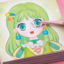 Princess Sticker Book For Kids, Educational Hand‑On Craft Toy For Toddler Preschool Kindergarten Girls, Perfect Birthday Party Favor Holiday Gift, Improve Concentration Hand‑Eye Coordination & Imagination, Quiet Travel Home Play Toy For Girls Age 3+ - 1 Random Book - View 10