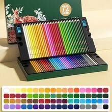 ARTIMIR Ensemble de crayons de couleur premium, ensemble de crayons de couleur pour artistes 120/72/48 couleurs, couleurs vives à cœur tendre, convient pour le dessin, l'esquisse, l'ombrage, crayons de couleur dédiés aux livres de coloriage pour adultes - Lot de crayons de couleur - Voir 12