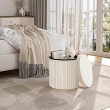 Storage Benches - Cream - View 3