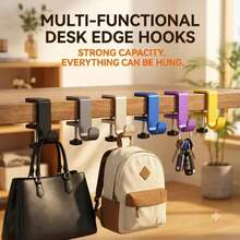 1pc Bathroom Adhesive Towel Hook, Wall Mount Robe Hanger, No Drilling Required, Home Bathroom Decor, Bathroom Organizer, Strong Hold, Waterproof, Easy Install, Space Saving, Multi Hook For Towel/Robe/Bag, Kitchen Bedroom Entryway, Summer - Multicolor - View 1