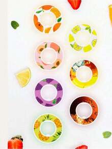 1pc Multi-Flavor Cup Fragrance Ring, Various Fruit Scents, Creative And Fun, Only Makes Water Fragrant Without Changing Taste - Multicolor - View 5