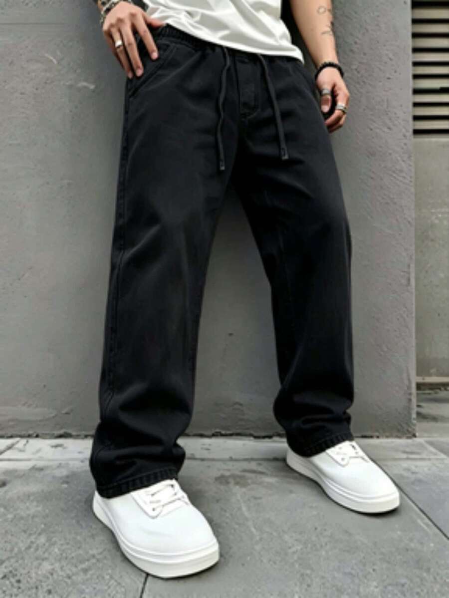 Men Jeans - Black - View 1