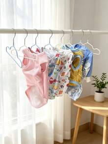 1pc/5pcs Mini Metal Pet Clothes Hangers, Non-Slip Puppy & Kitten Clothing Rack, Miniature Non-Slip Hangers For Puppy & Kitten Apparel, Pet Wardrobe Drying, Storage & Display Rack, Dog Supplies, Cat Supplies - Multicolor - View 3