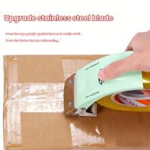 Metal Hand‑Operated Carton Sealer, Packing Tape Dispenser Cutter For Clear Tape, Portable Box Sealing Tape Tool, Heavy‑Duty Hand Tape Cutter For Shipping & Parcel Packing, Practical Packaging Tool For Express Delivery, Household Mailing Tasks - Multi-color - View 4
