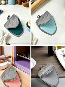 Silicone Handle Covers And Hooks - Non-Slip Grip, Heat-Resistant Oven Mitts, Microwave Oven Mitts, Suitable For Kitchen Utensils, Washable Kitchen Tools. Halloween/Thanksgiving Cooking Essentials, Halloween Gift, Suitable For All Seasons Kitchen Upgrade - View 5