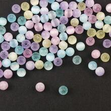 6mm Cat Eye Glass Beads Bracelet Making Kit Smooth Gradient Glass Beads Crystal Round Beads For Jewelry Making Bracelets DIY Crafts With Spacer Beads And Charms 75pcs 20g - 20 Grams - View 6