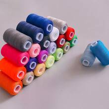 1/6/12 Colors Sewing Thread Set, Polyester Material, 1000 Yards (915 Meters) Per Roll, Suitable For Hand Sewing And Embroidery - Sewing Thread - View 4