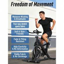 2-Piece Set Men's Compression Short Sleeve + Sports Shorts Quick-Dry Tight-Fit T-Shirt And Quick-Dry Shorts, Suitable For Running, Walking - Black - View 4