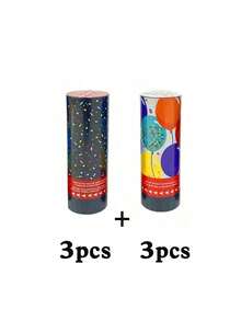 3pcs Spring-Loaded Mini Colorful Confetti Poppers, Suitable For Birthday Party, Halloween Party, Wedding Decoration, Party Supplies, Christmas Decoration, Bachelorette Party Supplies - Terms and Conditions - View 12