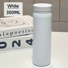 1pc 300ml Stainless Steel Insulated Tumbler, Hot & Cold Coffee Cup, Multiple Colors Available, Compact Portable Pocket Cup, Leak-Proof, Suitable For Coffee And Juice - Multicolor - View 10