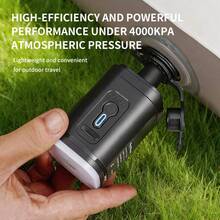 Portable Multi-Function Electric Air Pump/Vacuum Pump With LED Light, 1200mAh Large Capacity Long Battery Life, USB Rechargeable, Suitable For Vacuum Bags, Air Mattresses And Swim Rings, Convenient For Travel (Not Suitable For Balloons) - Multicolor - View 9