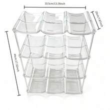 Transparent Multi-Layer Storage Rack, Can Categorize And Store Bottles, Diapers And Other Items, Suitable For Daily Storage In Various Indoor Scenes - Clear - View 8