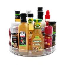 Portaspezie Girevole Organizer da Cucina 23.5CM, 360° Lazy Susan, Vassoio Frigorifero Girevole, Ripiano Girevole Cucina, Per Spezie, Frutta, Snack, Frigorifero, Bagno. - 23,5 cm - Visualizzare 9