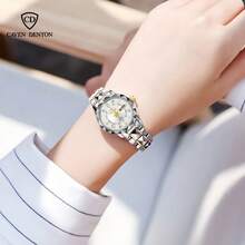 GAVEN DENTON Business Style Fashion Women's Watch IPX8 Waterproof Rating Luminous Date Display Stainless Steel Quartz Movement High Quality Watch Charming Watch Business Watch Gift Best Choice - Multicolor - View 8