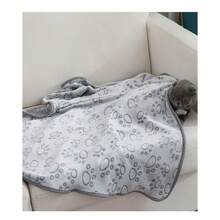 1pc Paw Print Square Pet Blanket, Lightweight And Comfortable, Suitable For Small/Medium/Large Pets, All Seasons - S(40-60cm) - View 7
