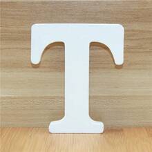 6 Inch White Wooden Letters, Unfinished Wooden Letters, Suitable For Wall Decoration, Standing Decorative Letters, Sliced Sign Decoration, Can Be Used For Crafts, Home Party Projects, Birthdays, Graduations, Etc., The Best Gift Choice. - 1PC - View 22
