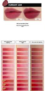 Rom&Nd Blur Fudge Tint 霧面唇釉 絲絨啞光妝效 柔焦唇紋 防暈染 保濕配方 輕盈舒適 - #01 柚子珊瑚色 - 查看 8