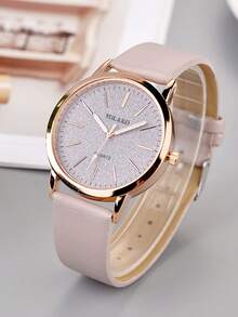 3PCS Women's Fashion Casual Matte Dial Quartz Watch Set, Classic Minimalist Versatile Suitable For Various Occasions, Best Gift Set For Women, Gift Box Not Included - Multicolor - View 4