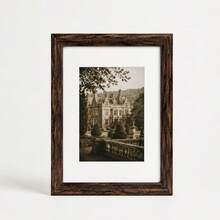 Mosearon 1pc Vintage Wooden Picture Frame A5 Picture Frame, 30x40 Cm Photo Frame, A4 Poster Frame, Vintage Photo Decor, A Gift For Friends, Made Of Particleboard And Shatterproof Acrylic, Perfect For Home Decor, Vintage Picture Frame Gift - Retro Photo Frames - View 2