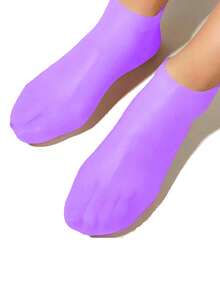 Foot Exfoliating Stone/File With Silicone Moisturizing Foot Sleeve - Removes Calluses, Hard Skin And Dead Skin; Suitable For Wet Or Dry Use; Deep Exfoliation And Eliminates Roughness; Ideal Choice For Foot Care - Multi-color - View 8