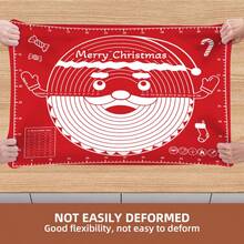 Non-Stick Kneading Mat For Pastry Cookie Dessert,46*60cm,Christmas Baking Mat,Dough Rolling Mat,For Home Kitchen Xmas Party Birthday Festival DIY Baking - View 9