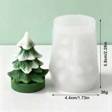 Christmas Tree Mold DIY Cup Wax Mold Mini Handmade Candle Christmas Decoration Ornament Aromatherapy Mold - Christmas Tree - View 2