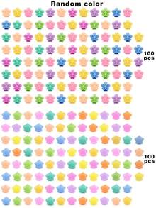 50个复古花朵发圈 - 时尚发夹 - 发饰 - 编发装饰 - 彩色 - 查看 8