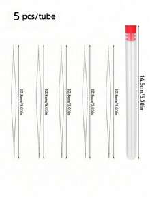 5/10/15/50pcs Stainless Steel Beading Tool Set, Includes Beading Needles, Big Eye Needles, Opener Needles And Handmade Necklace Stringing Accessorie - View 16